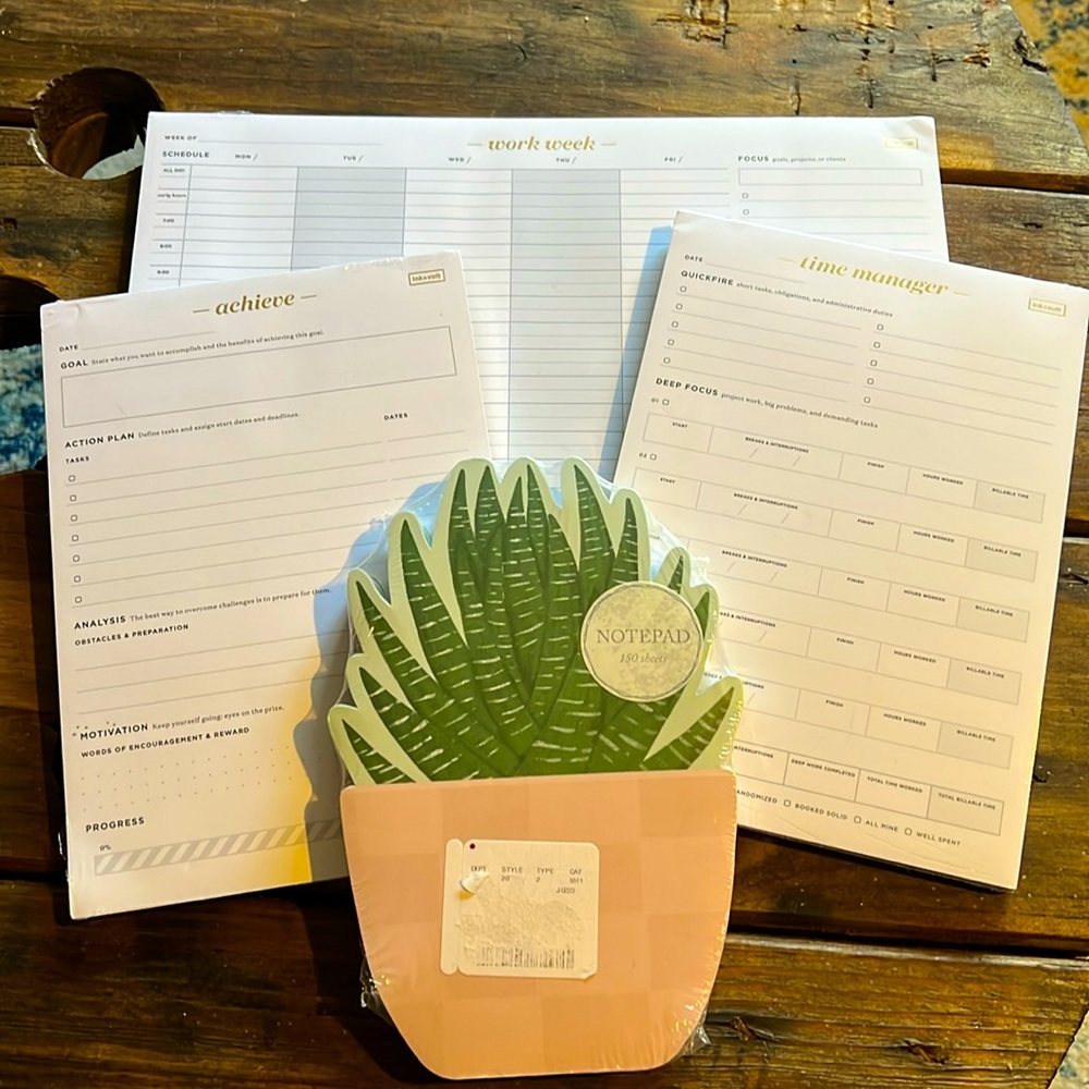 Ink+volt notepad planner bundle